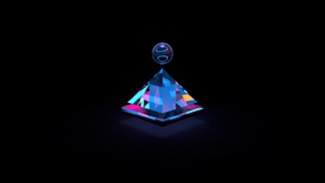 Pyramid, Cgi, Sphere, Abstract, Artwork, Art, Digital Art, Artist, 4K wallpaper