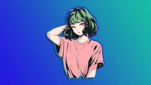 Anime Girl, Anime, Artist, Artwork, Digital Art, 4K wallpaper