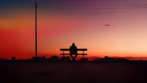 Artist, Artwork, Art, Digital Art, Alone, Bench, 4K wallpaper