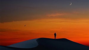 Alone, Artist, Artwork, Digital Art, 4K wallpaper