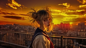 My Hero Academia, Himiko Toga, Anime, Artwork, Digital Art, Art, Artstation, Artist, 4K wallpaper