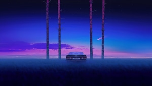 Synthwave, Cars, Artist, Artwork, Digital Art, 4K wallpaper