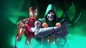 Iron Man, Doctor Doom, Superheroes, Artwork, Art, Digital Art, 4K wallpaper