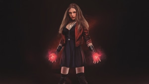 Scarlet Witch, Superheroes, Artwork, Art, Digital Art, Artstation, 4K wallpaper