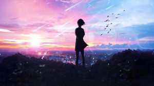 Artist, Artwork, Art, Digital Art, Lost, Sky, Stars, Artstation, 4K wallpaper
