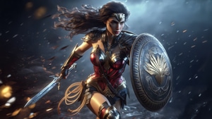 Wonder Woman, Superheroes, Artwork, Art, Digital Art, Ai, Deviantart, 4K wallpaper