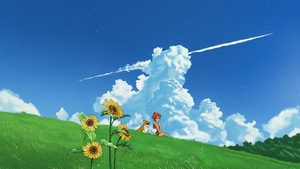Clouds, Cloud, Grass, Sky, Artist, Artwork, Art, Digital Art, Artstation, 4K wallpaper