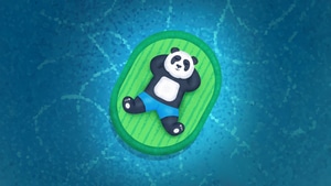 Panda, Artist, Art, Digital Art, Pool, Artwork, 4K wallpaper