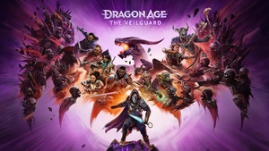 Dragon Age: The Veilguard, 2024 Games, Purple background, 4K wallpaper