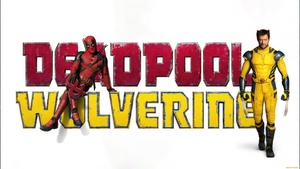 Deadpool and Wolverine, Logo, White background, Hugh Jackman, 4K wallpaper