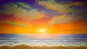 Nature, Sunset, Clouds, Artist, Artwork, Art, Digital Art, Artstation, 4K wallpaper