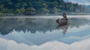 Artist, Artwork, Art, Digital Art, Lake, Sea, Ocean, Boat, Sky, Artstation, 4K wallpaper