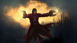Star Lord, Superheroes, Artwork, Digital Art, Art, Artstation, 4K wallpaper