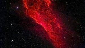 Nebula, Astronomy, Digital Universe, Space, Dark, Red, 4K wallpaper