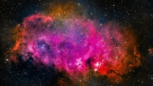 Nebula, Milky Way, Stars, Sky, Nature, 4K wallpaper