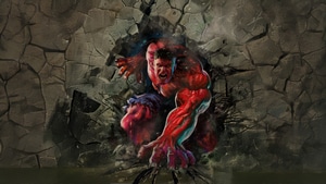 Red Hulk, Captain America Brave New World, Superheroes, Artwork, Art, Digital Art, 4K wallpaper