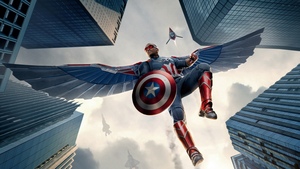 Captain America: Brave New World, Vertical, Sam Wilson, Anthony Mackie, 2025 Movies, 4K wallpaper