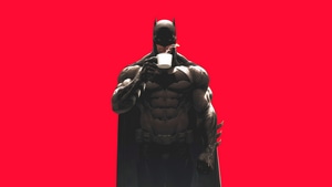 Batman, Superheroes, Artwork, Art, Digital Art, Ai, Red, 4K wallpaper