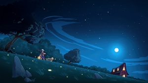 Artist, Artwork, Art, Digital Art, Trees, Tree, Moon, Artstation, 4K wallpaper