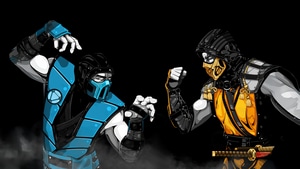 Sub Zero, Scorpion, Mortal Kombat, Games, Artwork, 2025 Games, Pc Games, Art, Digital Art, Dark, Black, Deviantart, Video Games, 4K wallpaper