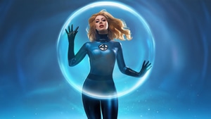 The Fantastic Four, Invisible Woman, Cosplay, Superheroes, 4K wallpaper