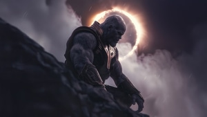 Thanos, Supervillain, Superheroes, Artwork, Digital Art, Ai, , 4K wallpaper