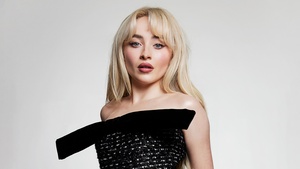 Sabrina Carpenter, White background, American singer, 4K wallpaper