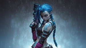 Jinx League Of Legends, League Of Legends, Games, 2025 Games, Artist, Artwork, Digital Art, Art, , 4K wallpaper