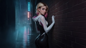 Gwen Stacy, Superheroes, Artwork, Digital Art, Art, 4K wallpaper