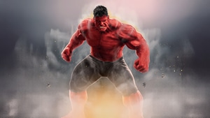 Captain America Brave New World, Superheroes, Artwork, Art, Red Hulk, Artist, Digital Art, 4K wallpaper