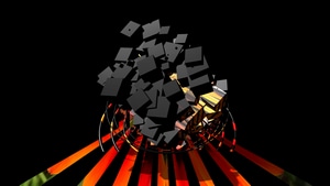 Black, Cubes, Abstract, Artwork, Art, Digital Art, Artist, 4K wallpaper
