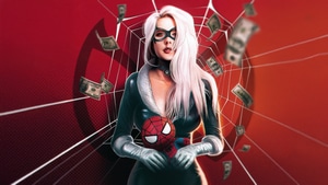 Black Cat, Superheroes, Artwork, Digital Art, Artstation, 4K wallpaper