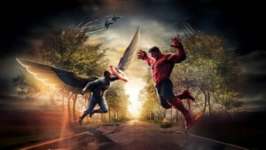 Captain America Brave New World, Movies, 2025 Movies, Hulk, Red Hulk, Superheroes, Captain America, Anthony Mackie, Poster, 4K wallpaper