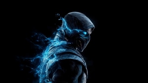 Sub Zero, Mortal Kombat, Games, Artist, Artwork, Digital Art, Ai, Dark, Video Games, , 4K wallpaper