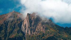 Mountains, Mountain, Trees, Tree, Clouds, Nature, 4K wallpaper