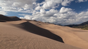 Nature, Sand, Dunes, Dune, Mountains, Sky, 4K wallpaper