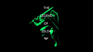 The Legend of Zelda, Link, AMOLED, Black background, 4K wallpaper
