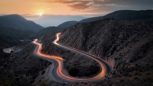 Road, Nature, Mountains, Mountain, Sky, Trees, 4K wallpaper