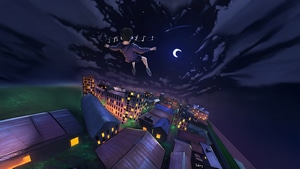 Artist, Artwork, Art, Digital Art, Alone, Boy, Stars, Moon, Artstation, , 4K wallpaper