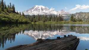 Nature, Snow, Mountains, Mountain, Lake, Pond, Tree, Sky, 4K wallpaper