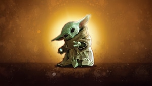 The Mandalorian, Grogu, Baby Yoda, Tv Shows, Artwork, Art, Artstation, , 4K wallpaper