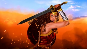 Wonder Woman, Superheroes, Artist, Artwork, Digital Art, Behance, 4K wallpaper