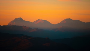 Mountains, Mountain, Trees, Tree, Sky, Clouds, Nature, 4K wallpaper