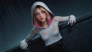 Gwen Stacy, Superheroes, Artwork, Digital Art, Ai, , 4K wallpaper