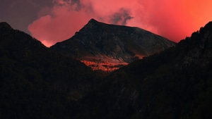 Mountains, Mountain, Sky, Clouds, Nature, 4K wallpaper