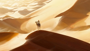 Camel, Dunes, Artwork, Art, Digital Art, Artist, Artstation, 4K wallpaper