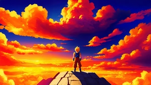 Goku, Anime, Artist, Artwork, Digital Art, Ai, Deviantart, 4K wallpaper