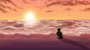 Beach, Sunset, Artwork, Art, Digital Art, Artist, Deviantart, 4K wallpaper