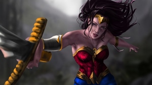 Wonder Woman, Superheroes, Art, Artwork, Digital Art, Artstation, 4K wallpaper
