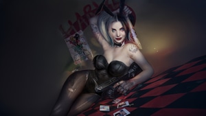 Harley Quinn, Supervillain, Superheroes, Artwork, Digital Art, 4K wallpaper